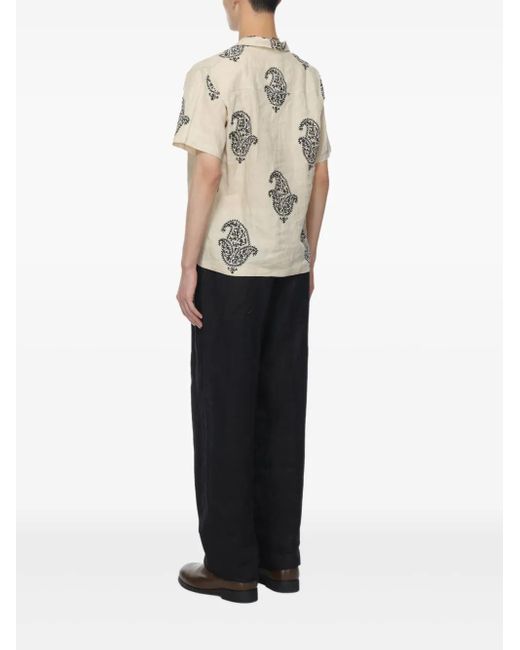 Camisa estampada Kartik Research de hombre de color Natural
