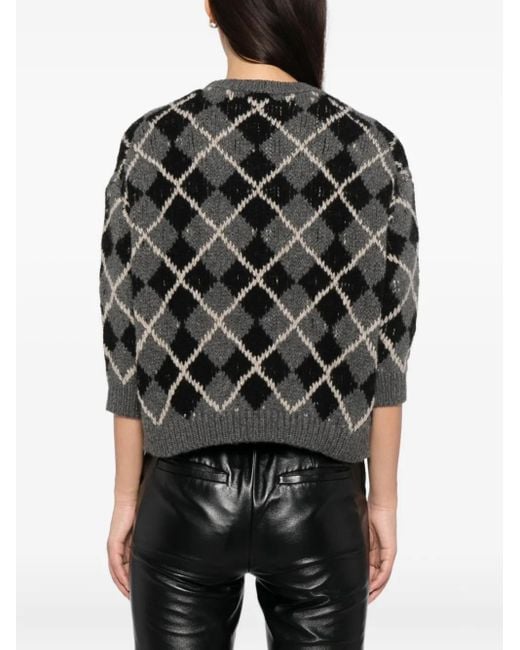 Khaite Black Pratt Jumper