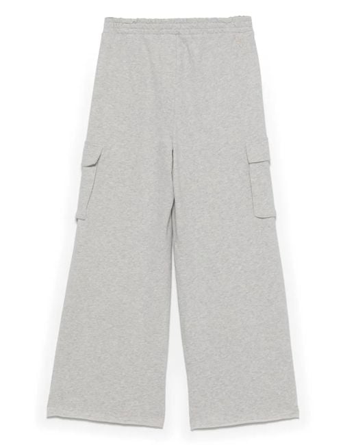 DKNY Gray Wide-Leg Cargo Pants