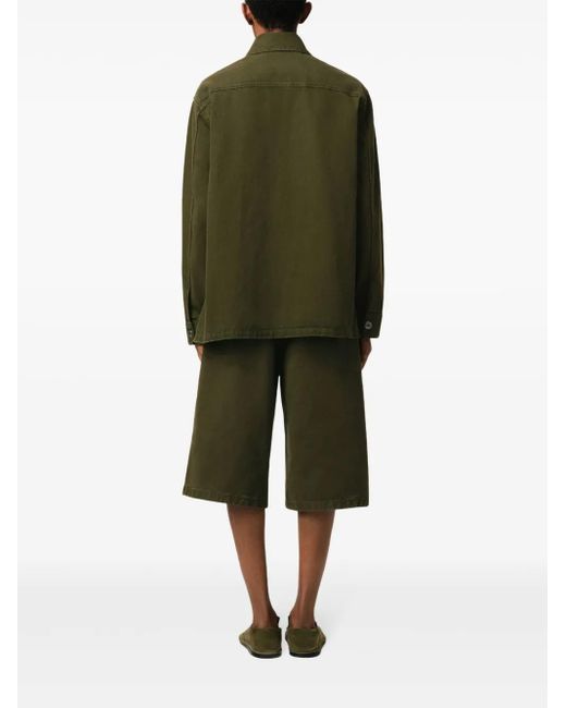 AMI Green Ami De Coeur Overshirt for men