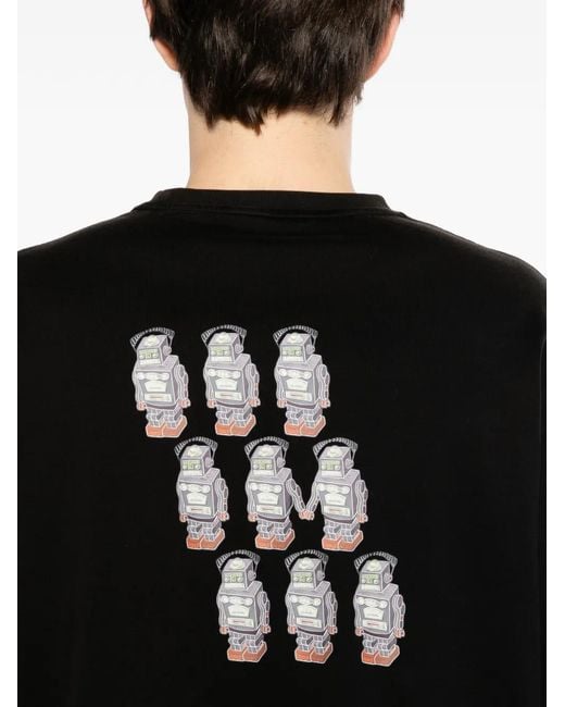 CROQUIS Black Graphic-Print T-Shirt for men