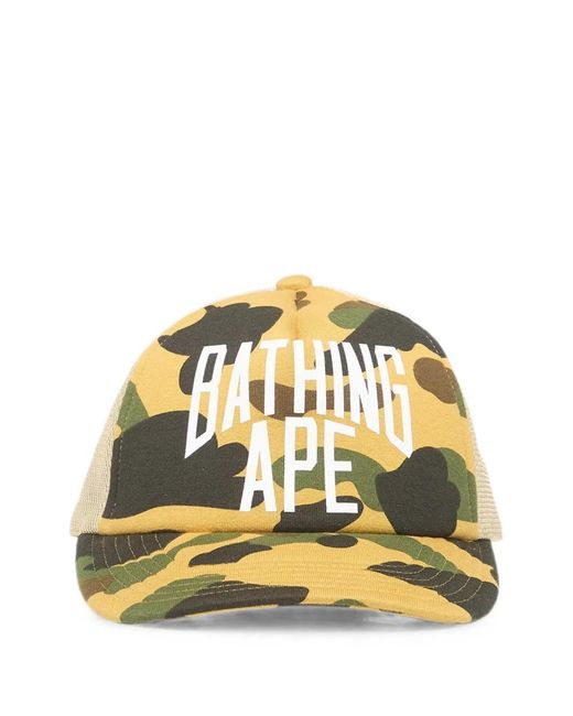 A Bathing Ape Metallic 1St Camo Baseball Cap