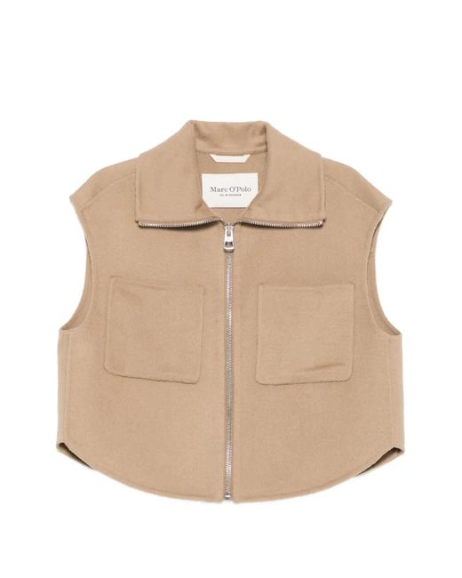Marc O' Polo Natural Zip-Up Vest