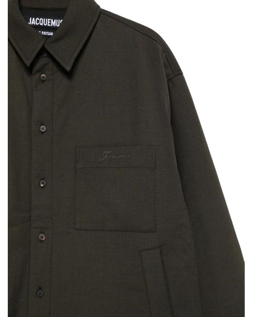 Jacquemus Gray Boulanger Shirt for men