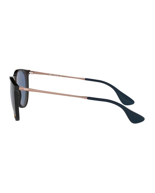 Ray Ban Ronde Ray-Ban Lunettes De Soleil À Monture Ronde in Blue | Lyst
