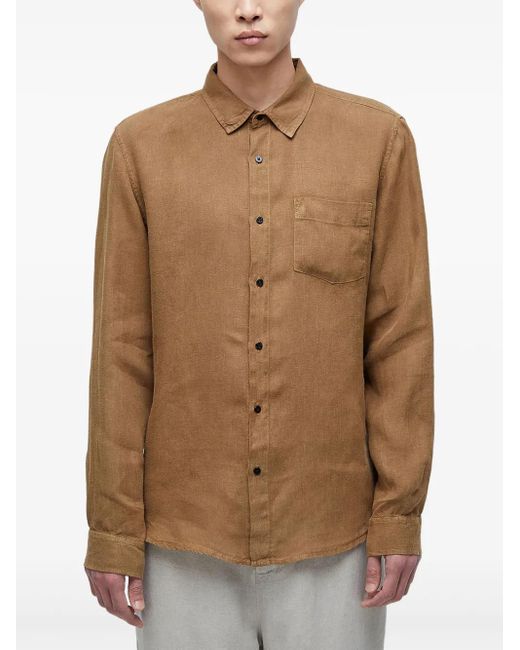 Osklen Brown Button-Up Shirt for men