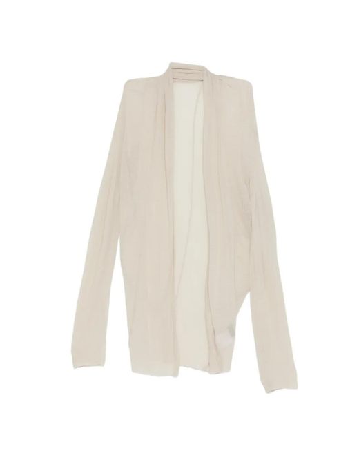 Julius White Draped Coat for men