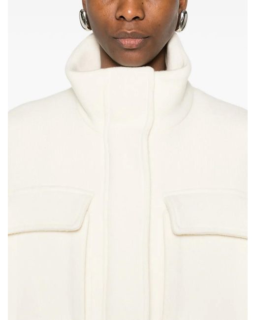 Circus Hotel White Flap Pocket Jacket