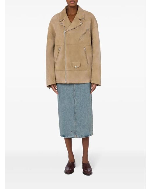 Moschino Natural Leather Jacket