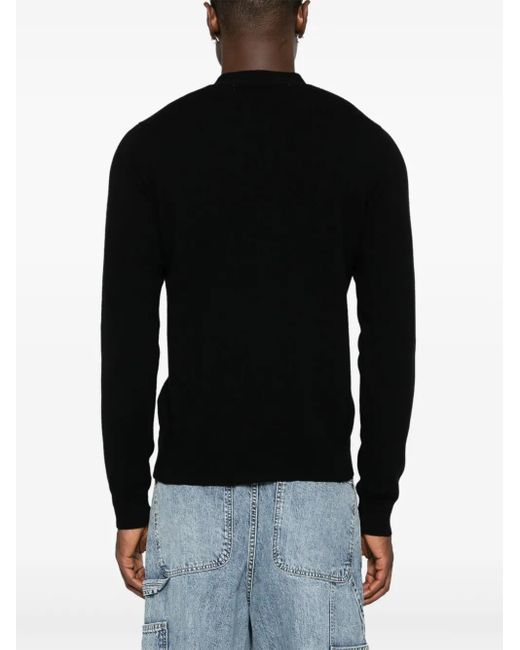 COMME DES GARÇONS PLAY Black Heart-Patch Wool Cardigan