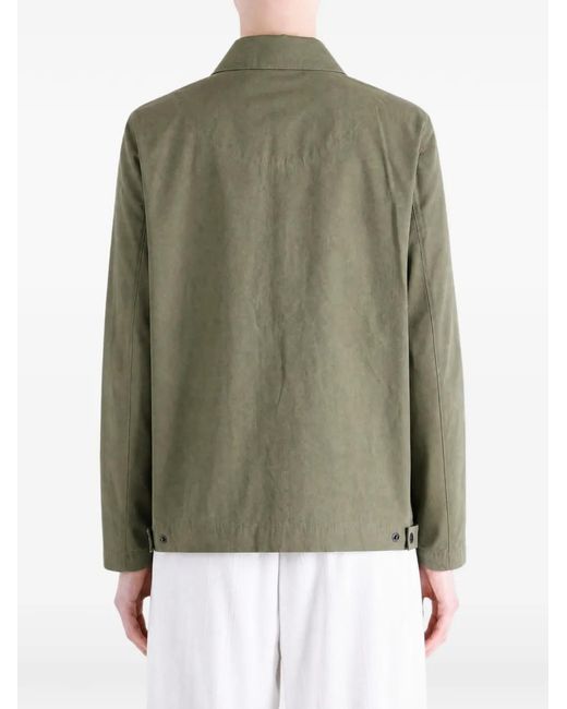 Barbour Green Patch-Pocket Jacket for men