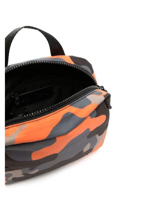 DSquared² Black Camouflage-Print Messenger Bag for men