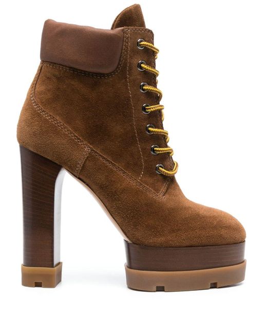 Casadei lace up best sale boots