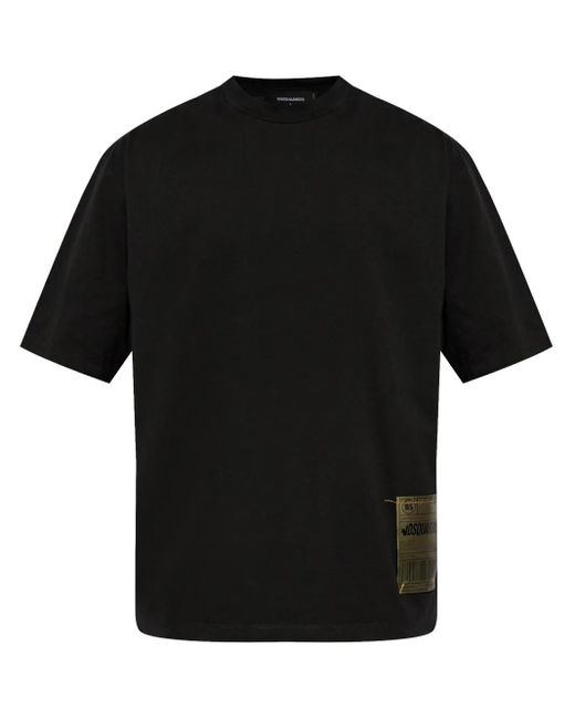 DSquared² Black T-Shirts And Polos for men
