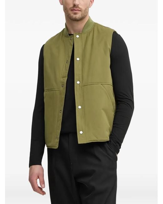 Benetton Green Pocket Button Jacket for men