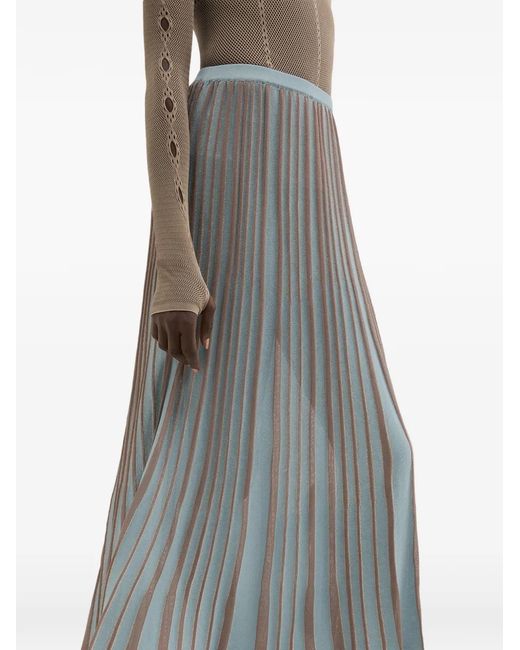 MACCAPANI Gray Terry Skirt
