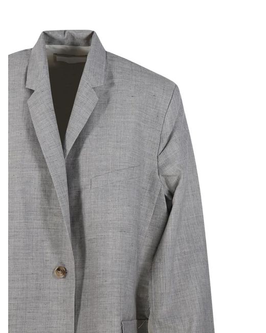 Litkovskaya Gray Single-Breasted Blazer