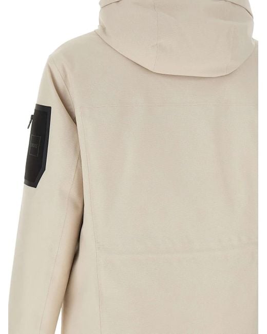 Boss Parka Mit Kordelzug in White für Herren