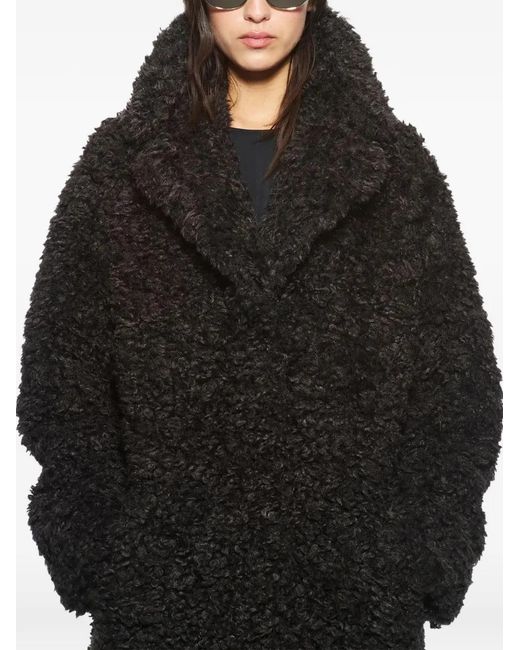 Stand Studio Black Camille Cocoon Coat