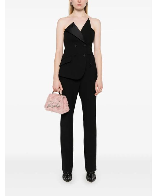 Karl Lagerfeld Black Karl Studio Tailored Jumpsuit