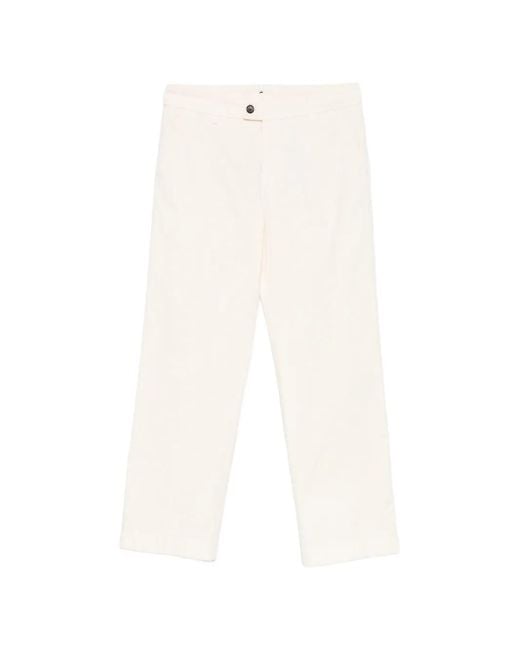 Berwich White Pantalon Alice À Coupe Courte