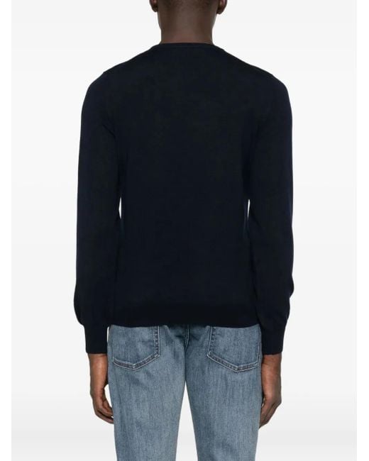 Tagliatore Blue Marley Sweater for men