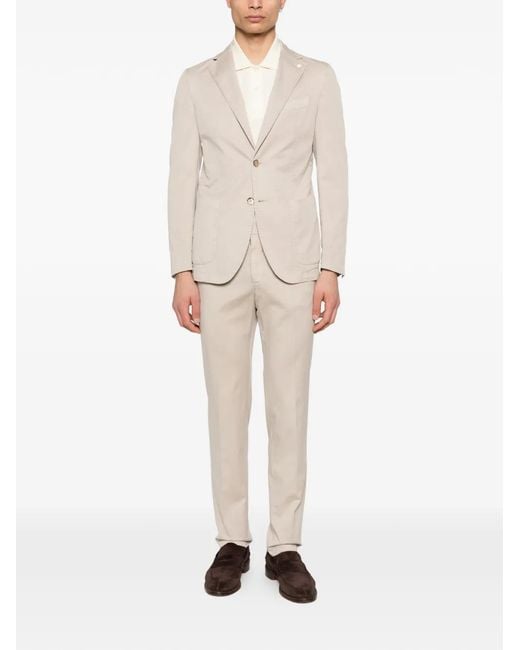 Luigi Bianchi White Blazer À Poches Plaquées for men