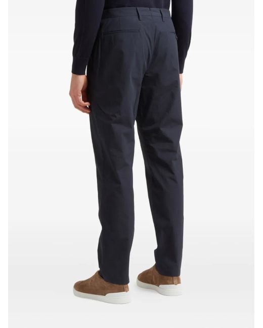 Paul Smith Blue Button-Fly Trousers for men