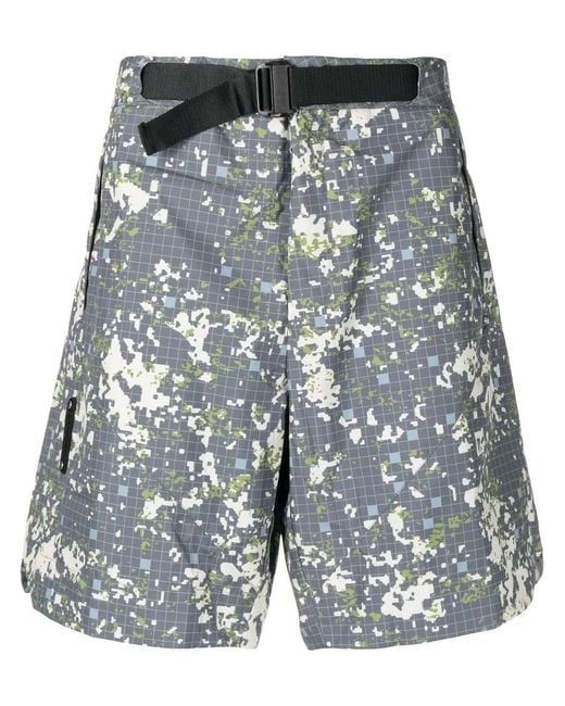A_COLD_WALL* Multicolor Nephin Belted Bermuda Shorts for men