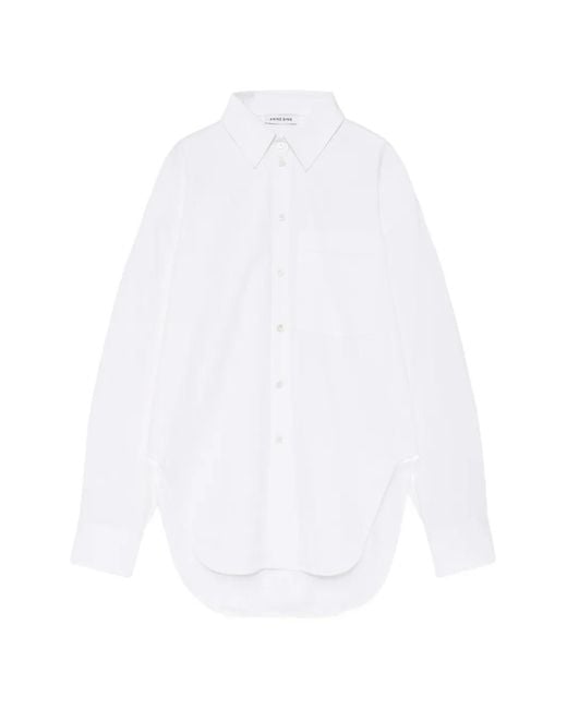 Anine Bing Scott Blouse in het White