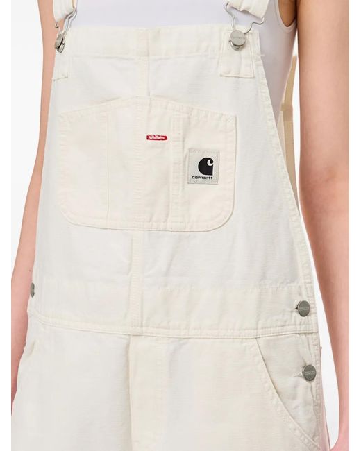 Carhartt White Straight-Leg Dungaree