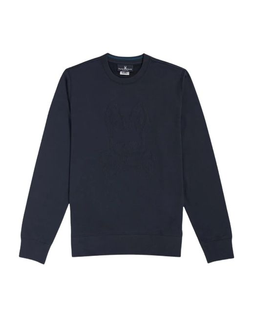Psycho Bunny Blue Siddick Sweatshirt for men
