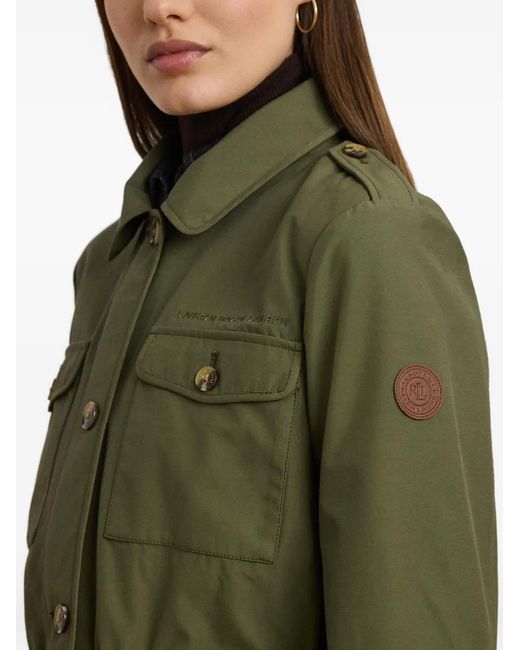 Ralph Lauren Green Logo-Patch Jacket