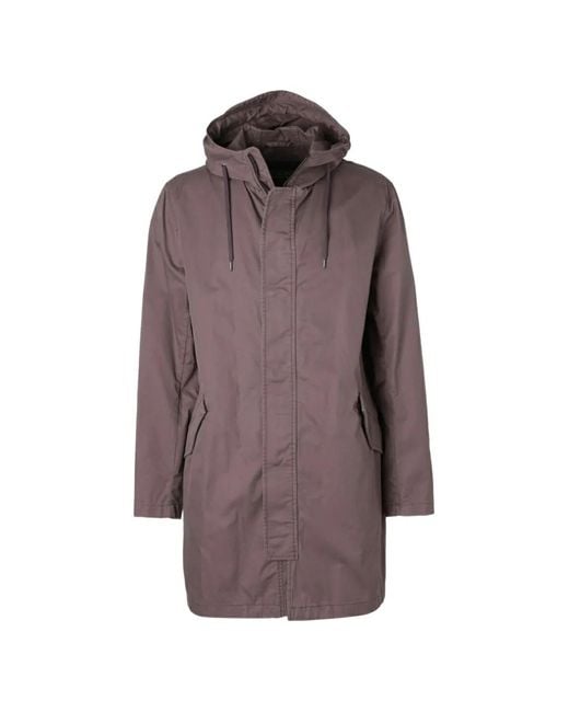 Abrigo Con Capucha Herno de hombre de color Brown