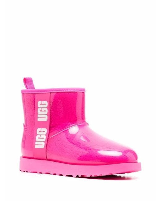 Ugg Pink Women's Classic Clear Mini Classic Clear Mini