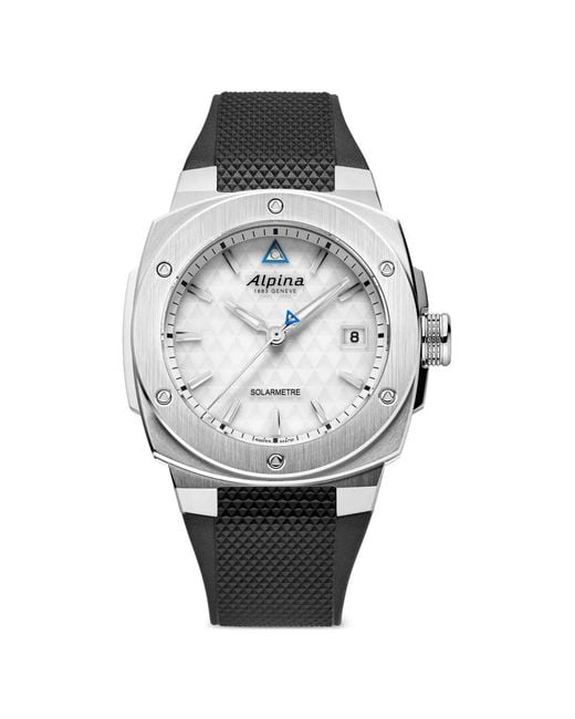 Alpina Gray Solarmetre Stainless Steel 38.90Mm Watch