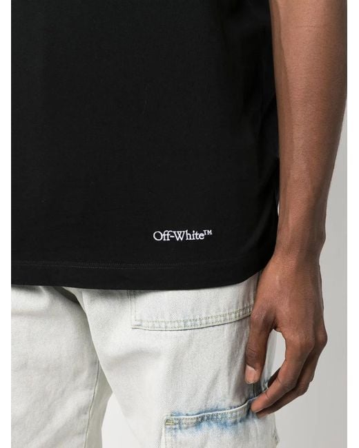Off-White c/o Virgil Abloh Black Off- Scribble Diagonal Oversized T-Shirt, Short Sleeves, /, 100% Polyester for men