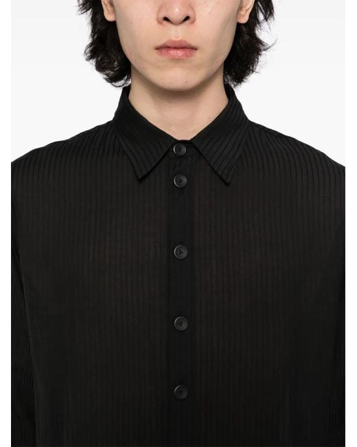 FREI-MUT Black Strait Shirt for men