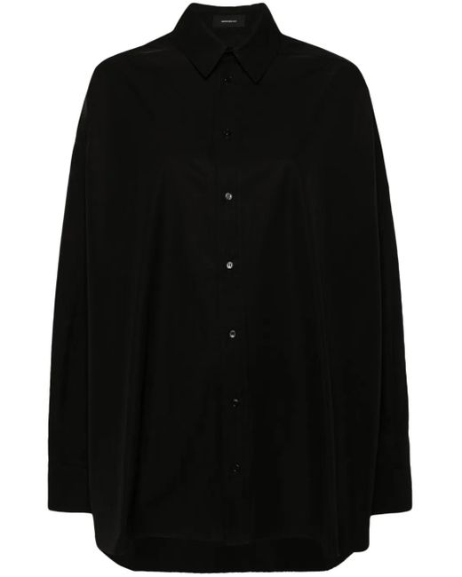 Wardrobe NYC Black Mini Shirt Dress