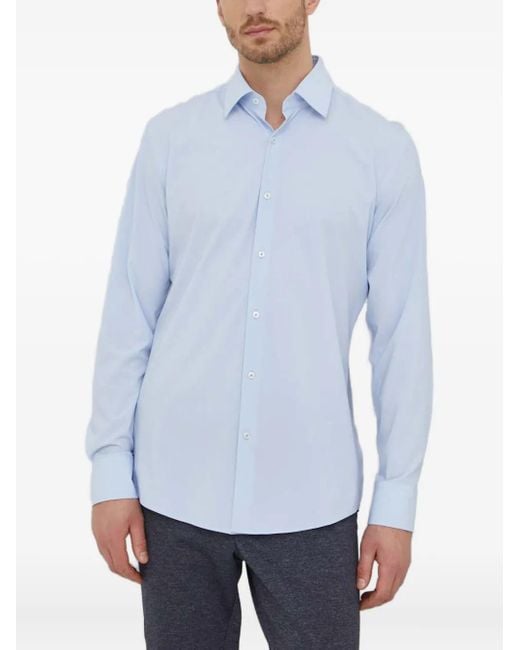 Boss Blue Buttoned Shirt for men