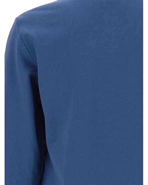 Colmar Blue Sweat À Patch Logo for men
