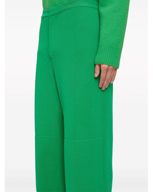 Pantaloni dritti di Jil Sander in Green da Uomo