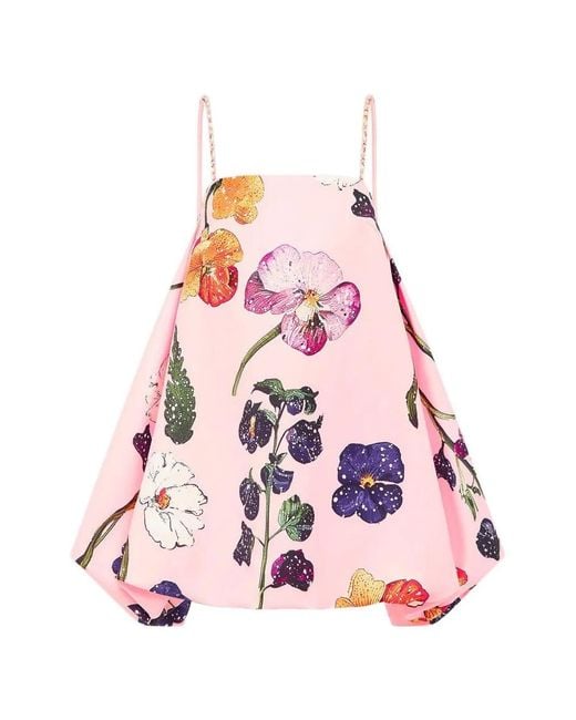 LEO LIN Pink Robe Courte Patsy À Ornements