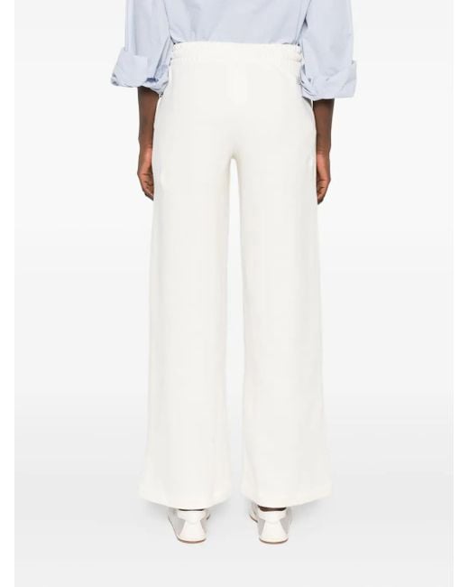 Pantaloni Sportivi Con Ricamo di New Balance in White