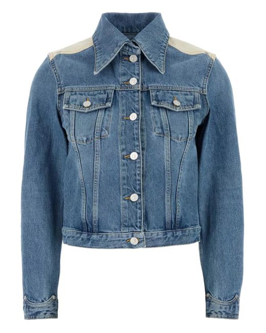 Givenchy Blue Structured Denim Jacket