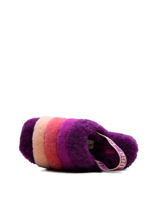 Sandales Fluff Yeah Pride 'Rose/ Ugg en coloris Purple