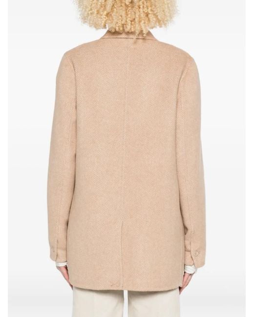Veste À Motif Pied-De-Poule Ottod'Ame en coloris Natural
