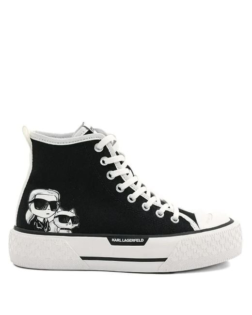 Karl Lagerfeld Kampus Max Sneakers in het Black