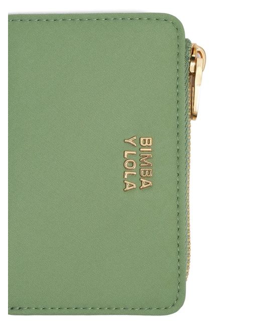 Bimba Y Lola Green Zip Wallet