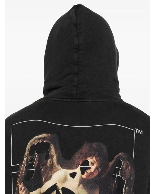 Off-White c/o Virgil Abloh Cupid Arrow hoodie in Black für Herren